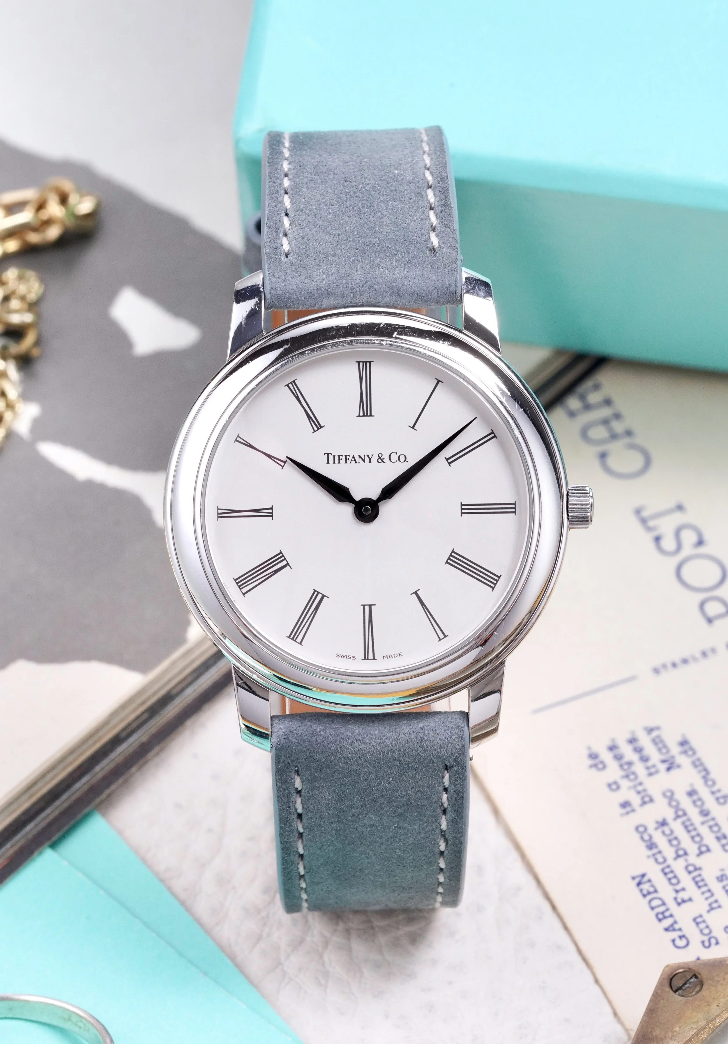 1940's Tiffany & Co by Movado Triple Calendar 14K YG